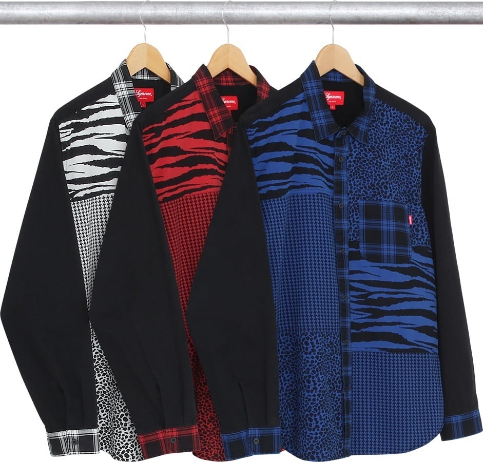 Animal Patchwork Twill Shirt